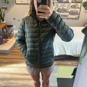 REI Women's Dark Green Puffer Jacket